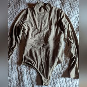 Klassy Network Mock Neck Thermal Bramisuit 2XL Cream